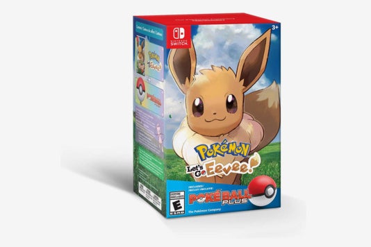 Pokémon: Let’s Go, Eevee! + Poké Ball Plus Pack.
